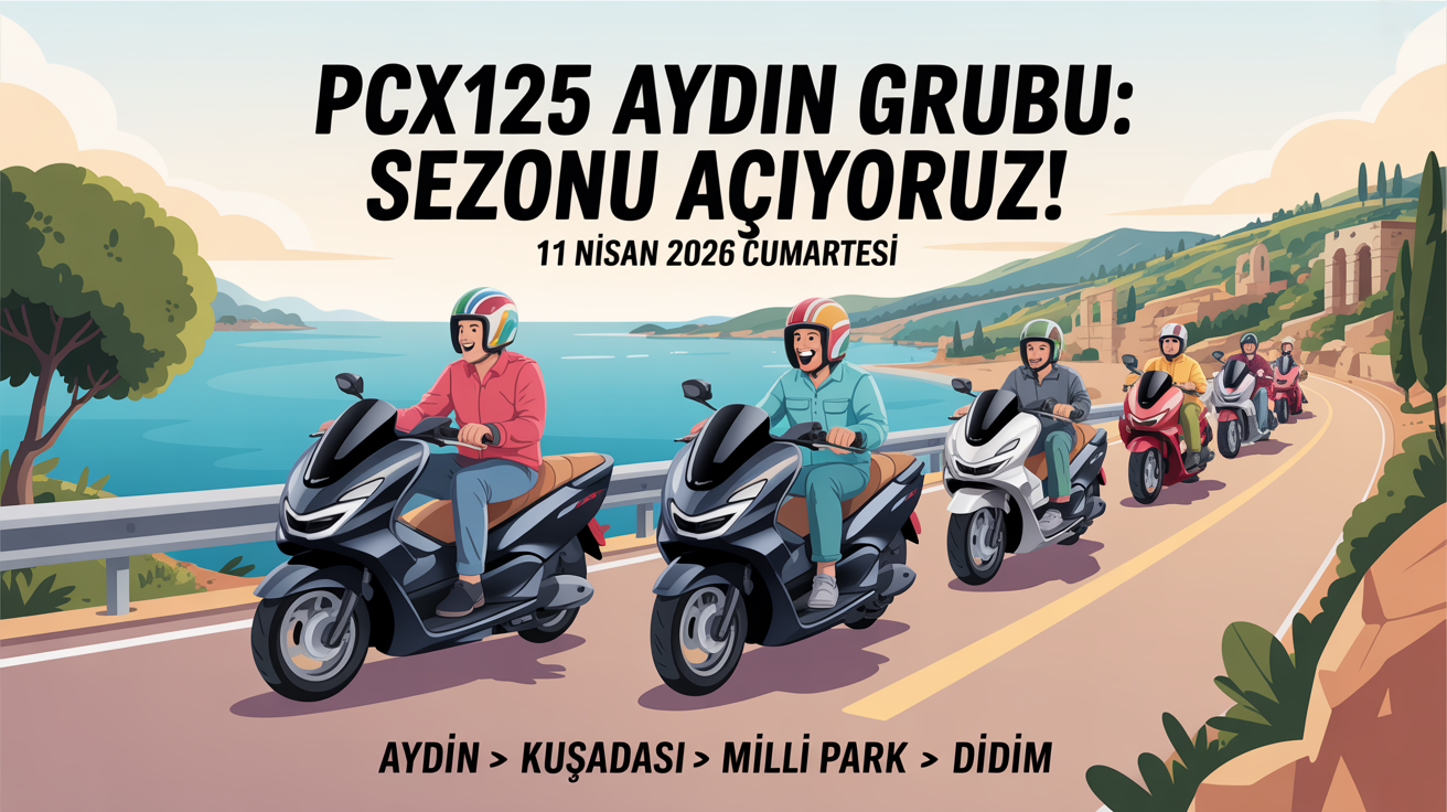 PCX125 AYDIN GRUBU: SEZONU AÇIYORUZ!