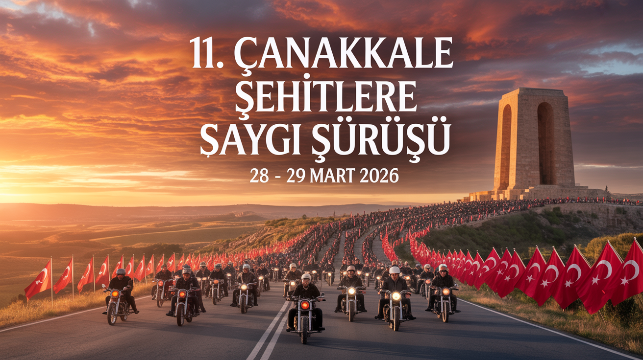 11. Çanakkale Şehitlere Saygı Sürüşü