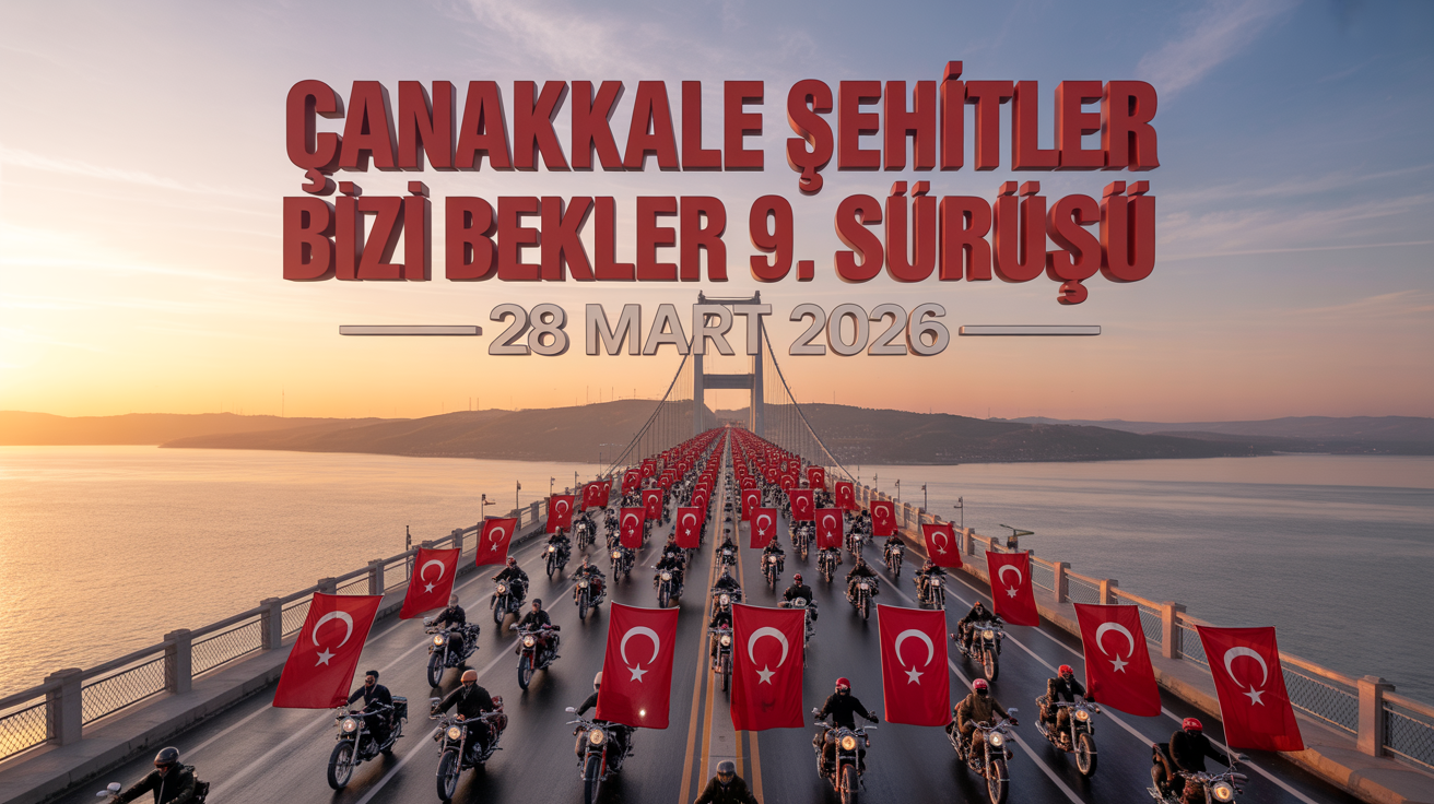 Çanakkale Şehitler Bizi Bekler 9 Sürüşü
