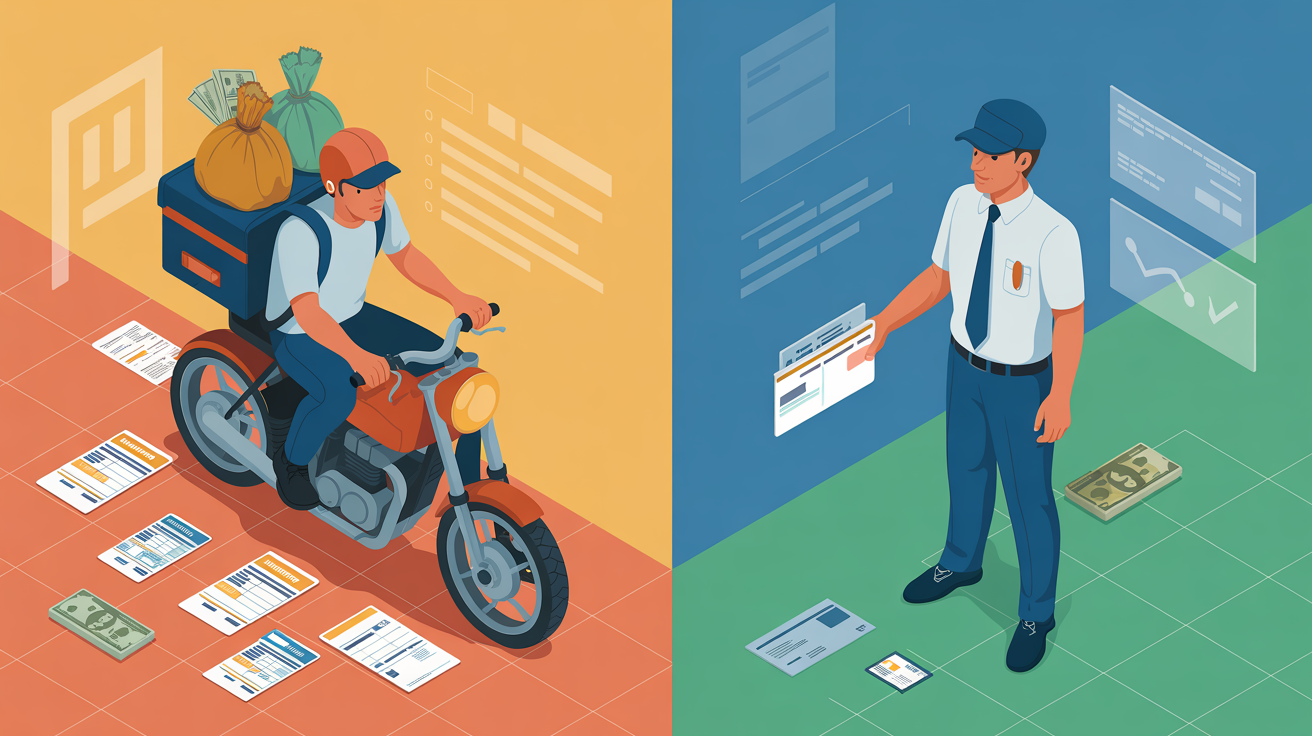 Esnaf Kurye mi, Bordrolu Çalışmak mı? Gelir Modelleri ve Risk Analizi